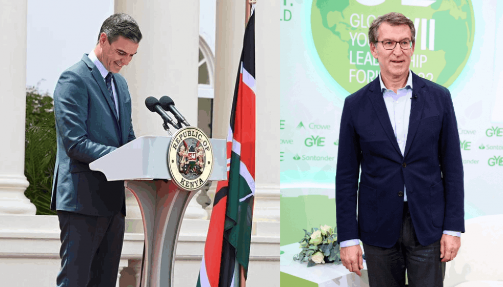 Perdo Sánchez en Kenia y Feijóo en Lleida