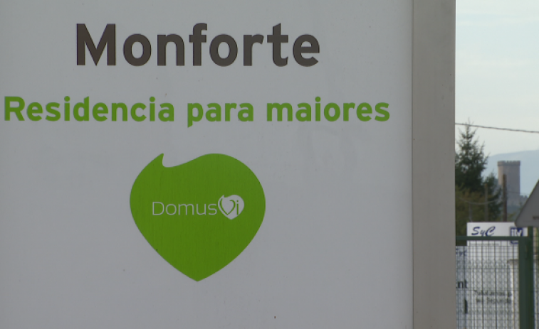 Movilizaciones de los trabajadores en la residencia Domus Vi de Monforte por 