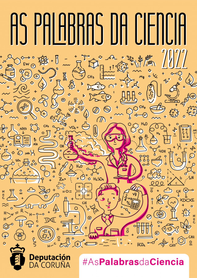Cartel de la segunda edición de '#AsPalabrasdaCiencia'