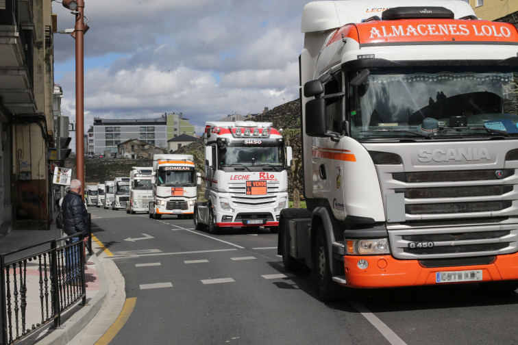 Transportistas gallegos ven 
