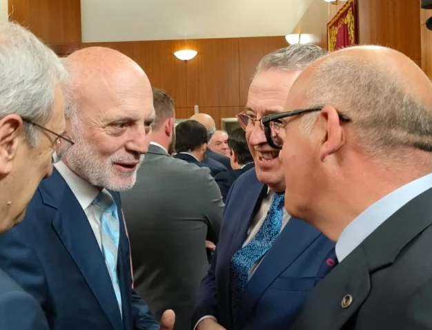 Manuel Cabezas presidente del PP de Ourense ciudad y Manuel Baltar presidente del PP de Ourense provincia en una foto de archivo