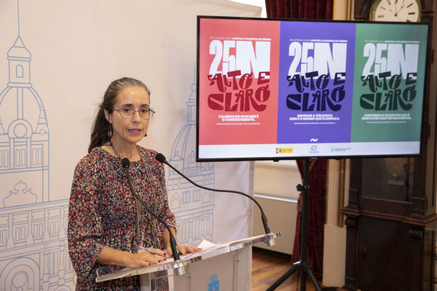 La concejala de Bienestar Social, Yoya Neira, presenta las actividades programadas con motivo del 25N