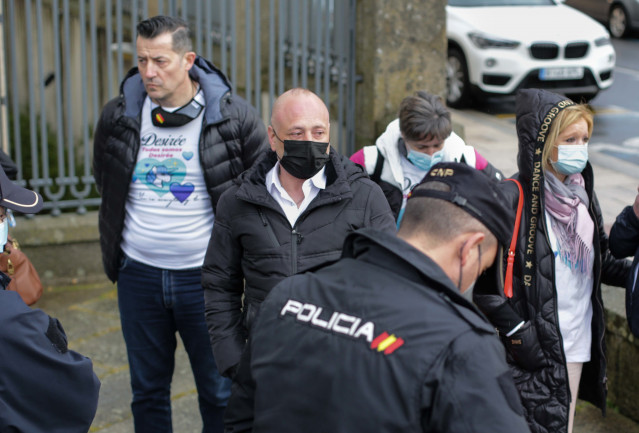 Archivo - José Manuel, el padre de Desireé, la niña presuntamente asesinada a manos de su madre, a su llegada al juicio por el crimen de la niña, en la Audiencia Provincial, a 14 de febrero de 2022, en Lugo, Galicia (España). El asesinato tuvo lugar en la