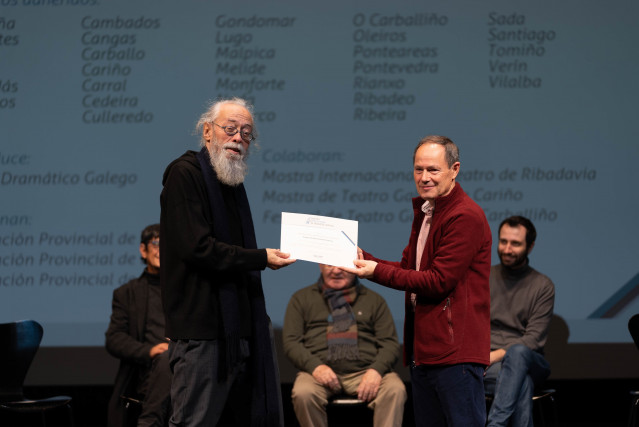 Entrega del premio del Certamen Manuel María a Producións Excéntricas.