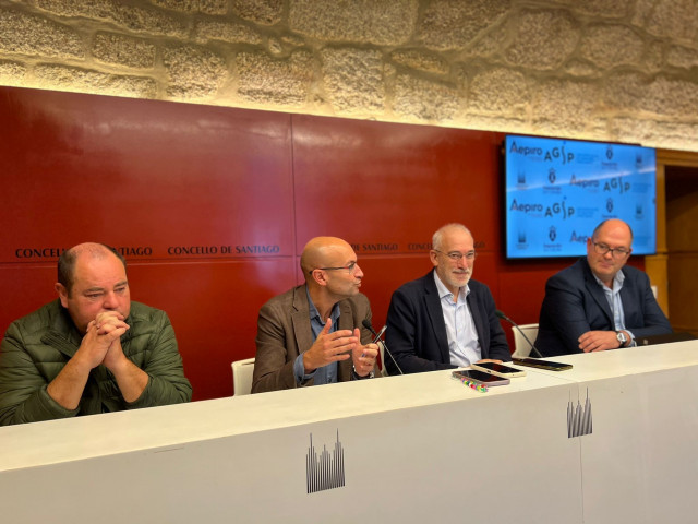 Presentación del espectáculo pirotécnico de Santiago de Compostela