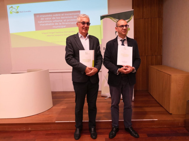 Presentación del informe de la Red Localis sobre impuesto de valor de los terrenos de naturaleza urbana