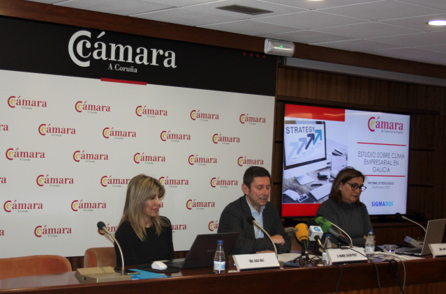 Presentación en la Cámara de Comercio de A Coruña del 'Estudio Clima Empresarial en Galicia'