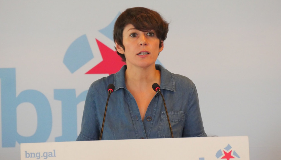 Archivo - La líder del BNG, Ana Pontón, en un Consello Nacional de la formación frenstista