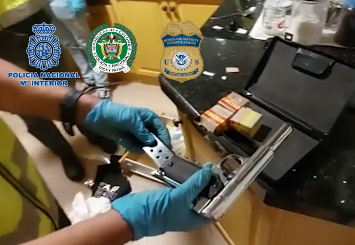 Arma incautada por la Policu00eda durante la detenciu00f3n de El Matador