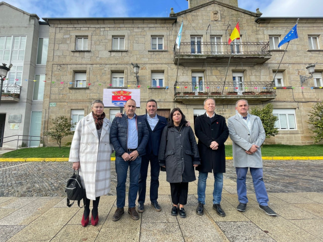 Visita del secretario xeral del PSdeG, Valentín González Formoso.