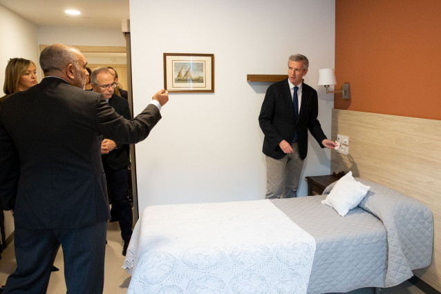 Santiago De Compostela10,00 H.-            O Presidente Da Xunta, Alfonso Rueda, Acompaado Da Conselleira De Poltica Social E Xuventude, Fabiola Garca, Visitar¡ A Nova Residencia De Maiores Raiola-San Marcos. Foto Xo¡N Crespo