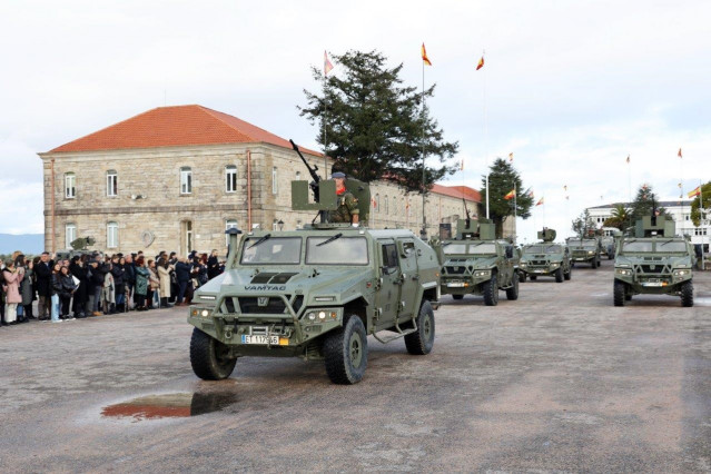 Los infantes de la Brilat celebran la Inmaculada Concepción.