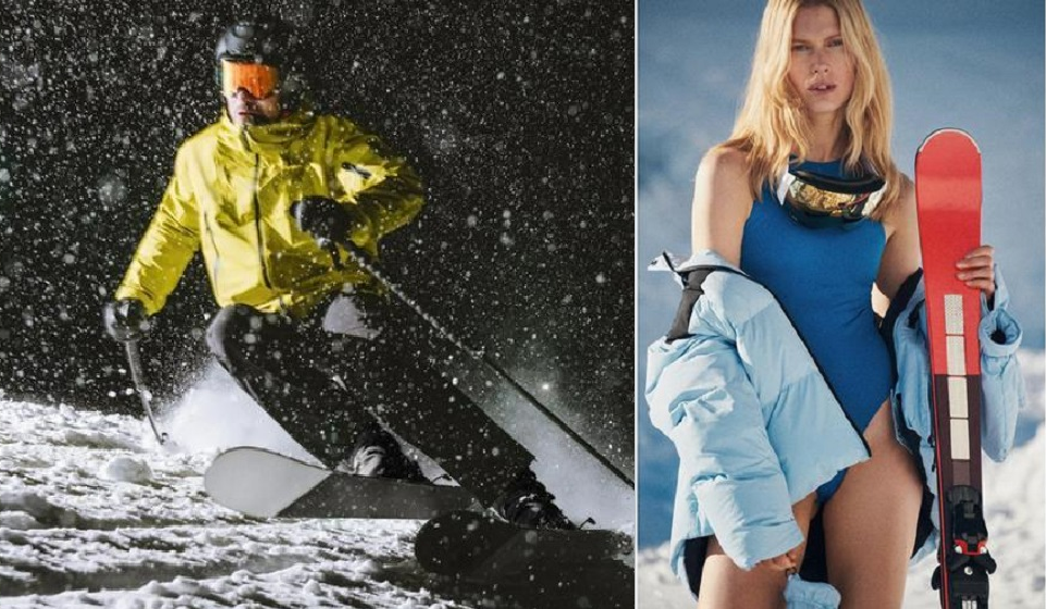 Imu00e1genes de la publicidad de Zara para la colecciu00f3n Ski Collection