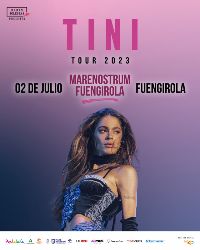 TINI llega a Mrenostrum Fuengirola el 2 de julio