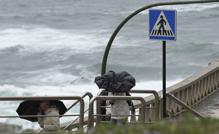 Las rachas de viento superan los 110 km/h en varias zonas de la provincia de A Coruña