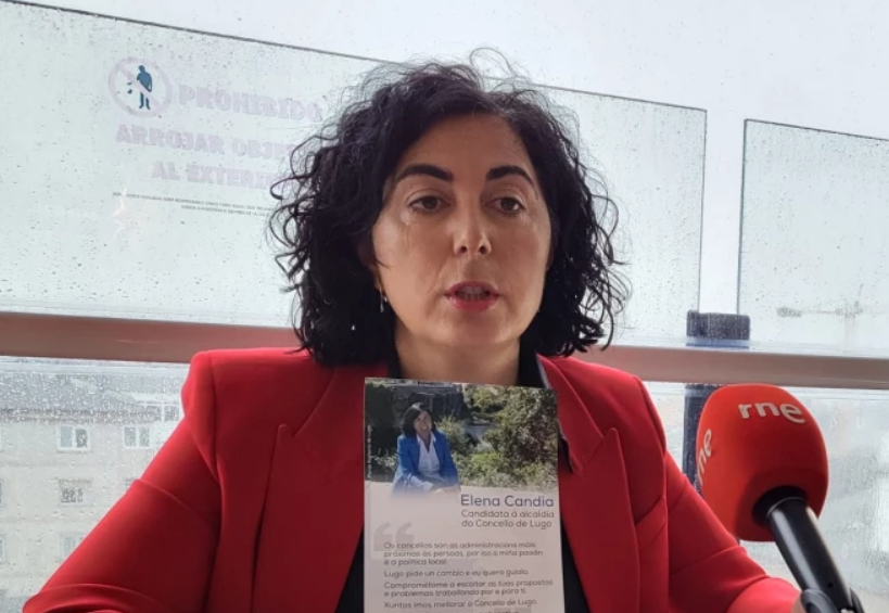 Elena Candia es la candidata del PP a la alcaldu00eda de la ciudad de Lugo y sucediu00f3 a Besteiro como presidenta de la Deputaciu00f3n