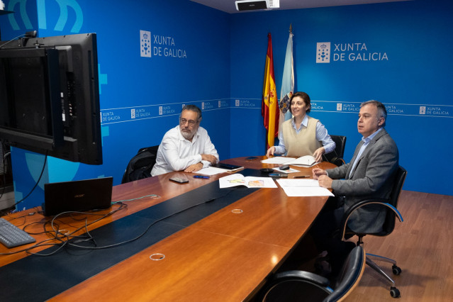 La conselleira de Medio Ambiente, Territorio e Vivenda, Ángeles Vázquez, participa por videoconferencia en la comisión de seguimiento de la Plisan.