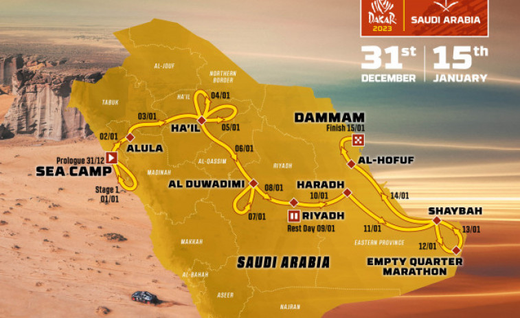 Todo a punto para el inicio del Dakar más duro de la historia