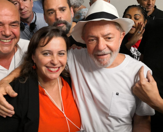 Ana Miranda y Lula da Silva