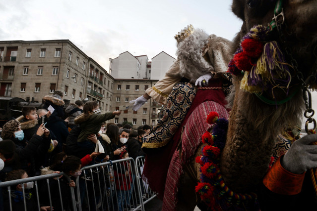 Archivo - Cabalgata de los Reyes Magos en Ourense