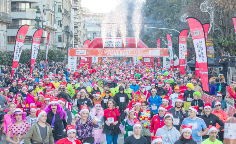 La San Silvestre de Vigo, suspendida por la tormenta, se correrá en febrero