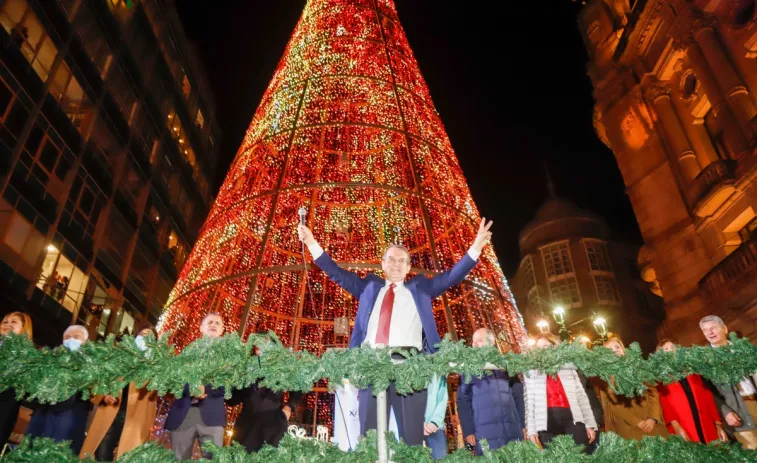 Las luces de Navidad de Vigo se apagarán una semana antes y el alcalde dice que es para ahorrar energía