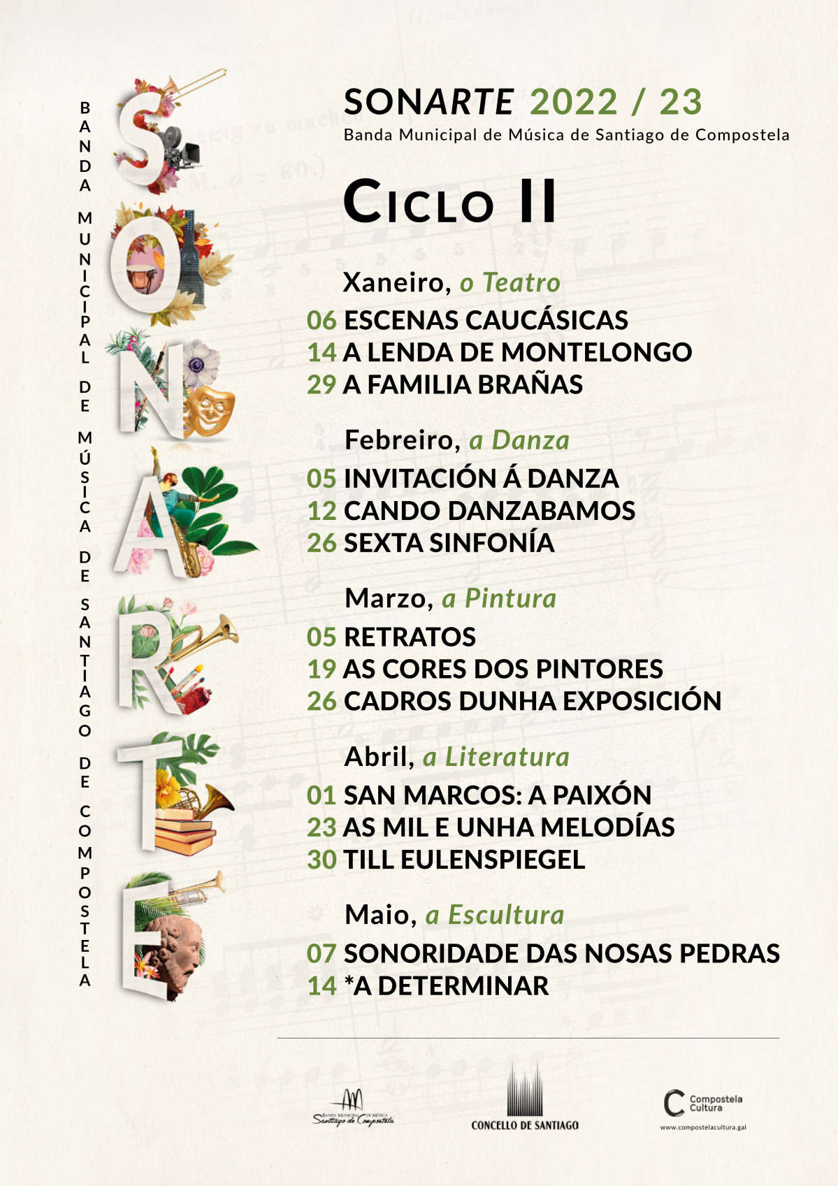 Programa Sonarte  Banda Municipal de Mu00fasica Santiago 2023