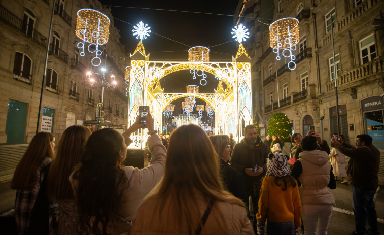 Vigo apagará el próximo domingo sus luces de Navidad
