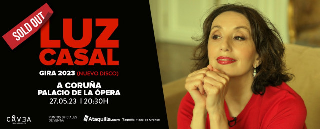 La cantante Luz Casal