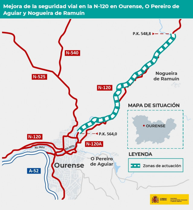 'Mejora De La Seguridad Vial En La Carretera N-120. Implantación De Carriles Adicionales Entre Los Puntos Kilométricos 548,8 Y 564,0'.