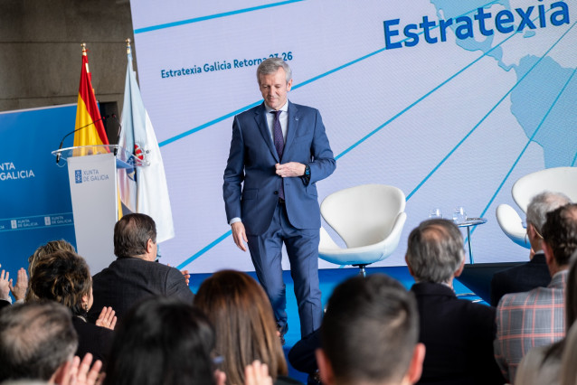 El presidente de la Xunta presenta la Estrategia Galicia Retorno 2023-2026