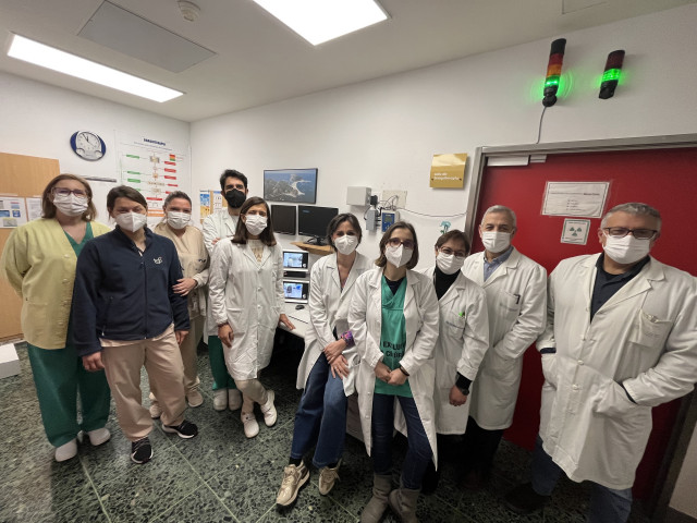 Equipo del servicio de Oncología Radioterápica del Complexo Hospitalario Universitario de Santiago (CHUS).