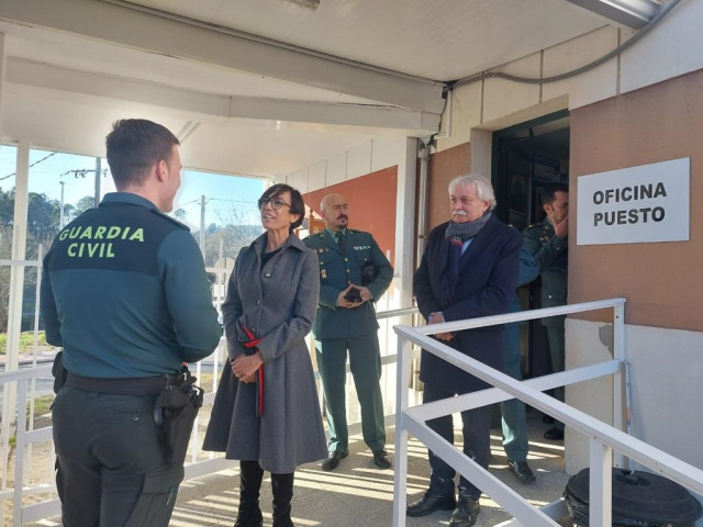 Visita de la directora general de la Guardia Civil a la Comandancia de Ourense