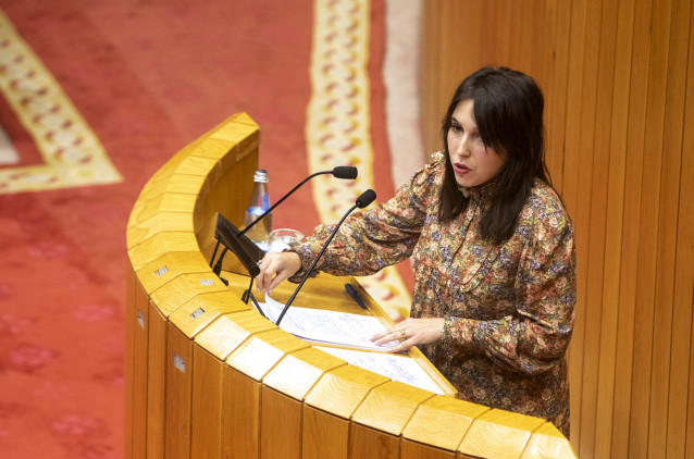 Archivo - A conselleira de Emprego e Igualdade, María Jesús Lorenzana, presentará na Cámara galega as políticas de igualdade e contra a violencia de xénero do departamento autonómico para 2023.