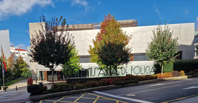 Imagen de la comisaría de la Policía Nacional en Vigo.