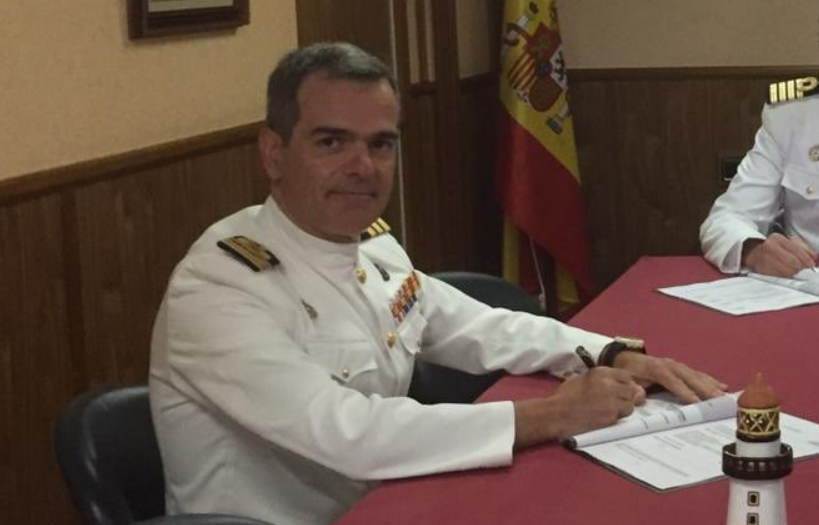 Capitu00e1n Gonzalo Leira Neira en una foto de archivo de la Armada Espau00f1ola