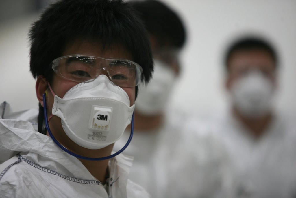 Uno de los trabajadores chinos de Vestas en una imagen de su web