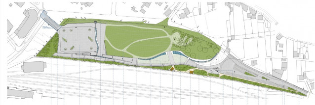 Proyecto del Ayuntamiento de Pontevedra para la construcción de un pabellón y un módulo de gimnasia en A Parda.