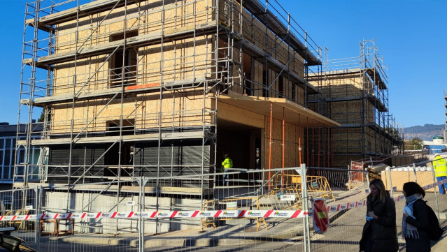 Obras de ampliación del Centro de Salud de O Porriño (Pontevedra)