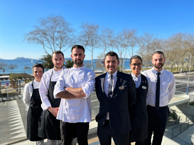 Equipo del Restaurante Beira, del hotel Attica21 de Vigo.