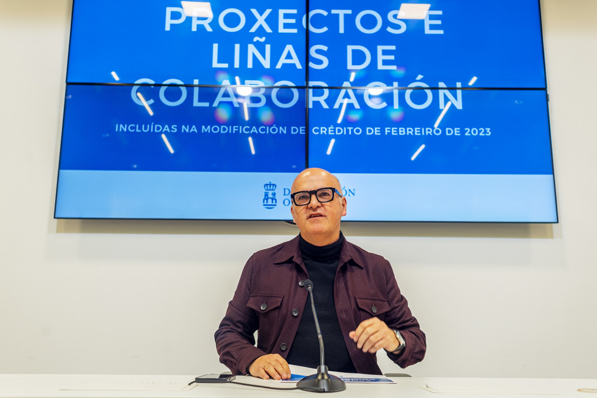 Rueda de prensa del presidente de la Diputación, Manuel Baltar.