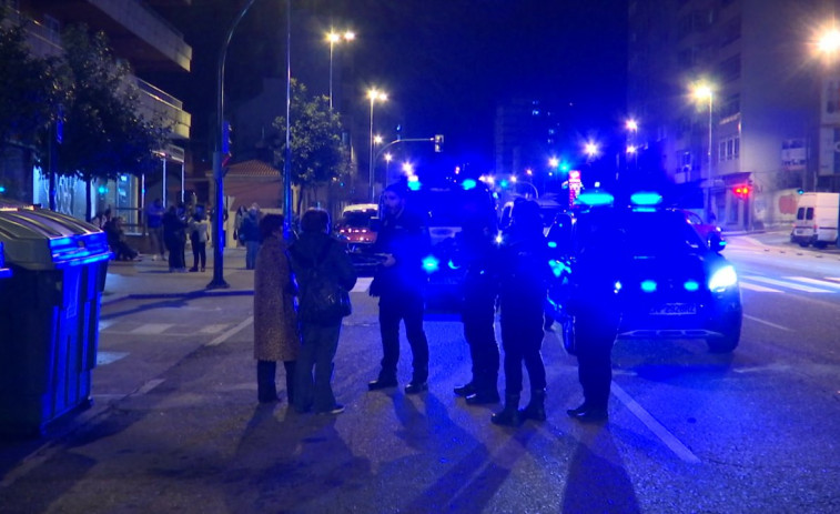 Unos rayazos en un coche termina con una pelea multitudinaria con 15 implicados en el centro de Vigo