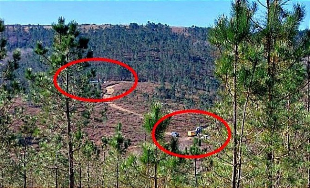 Ecologistas denuncian nuevos sondeos en la mina de litio Alberta I, ubicada entre las provincias de Pontevedra y Ourense.