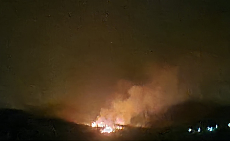 Extinguido un incendio forestal en Lobios que afectó a 1,9 hectáreas del Parque Natural de O Xurés
