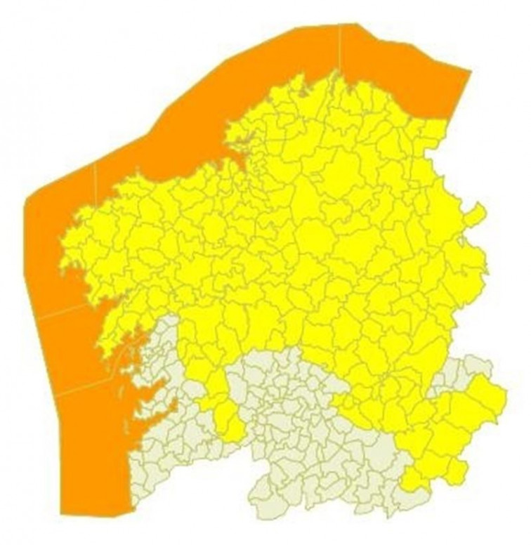 Amplíase a alerta laranxa por temporal costeiro