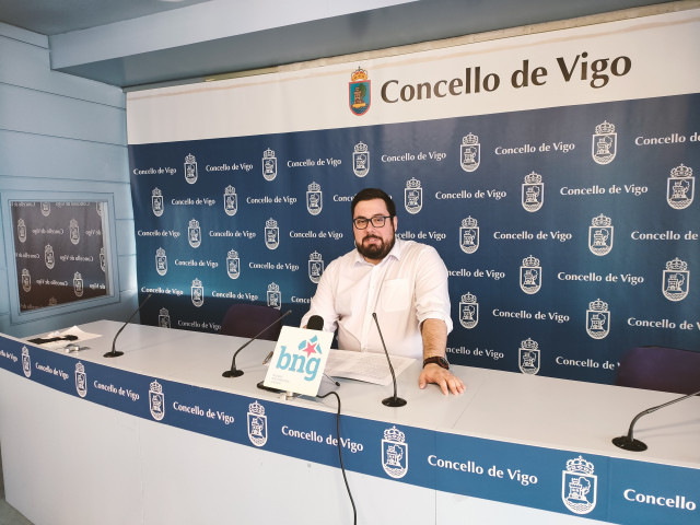 El concejal del BNG en el Ayuntamiento de Vigo, Xabier Pérez Igrexas.