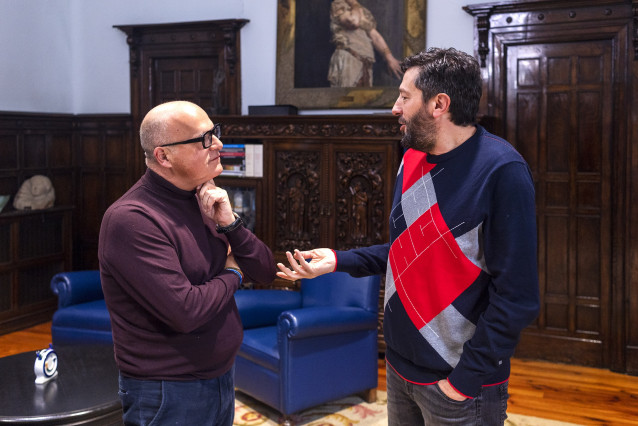 Reunión Manuel Baltar (Presidente Da Deputación Ourense) Con Alfonso Blanco 