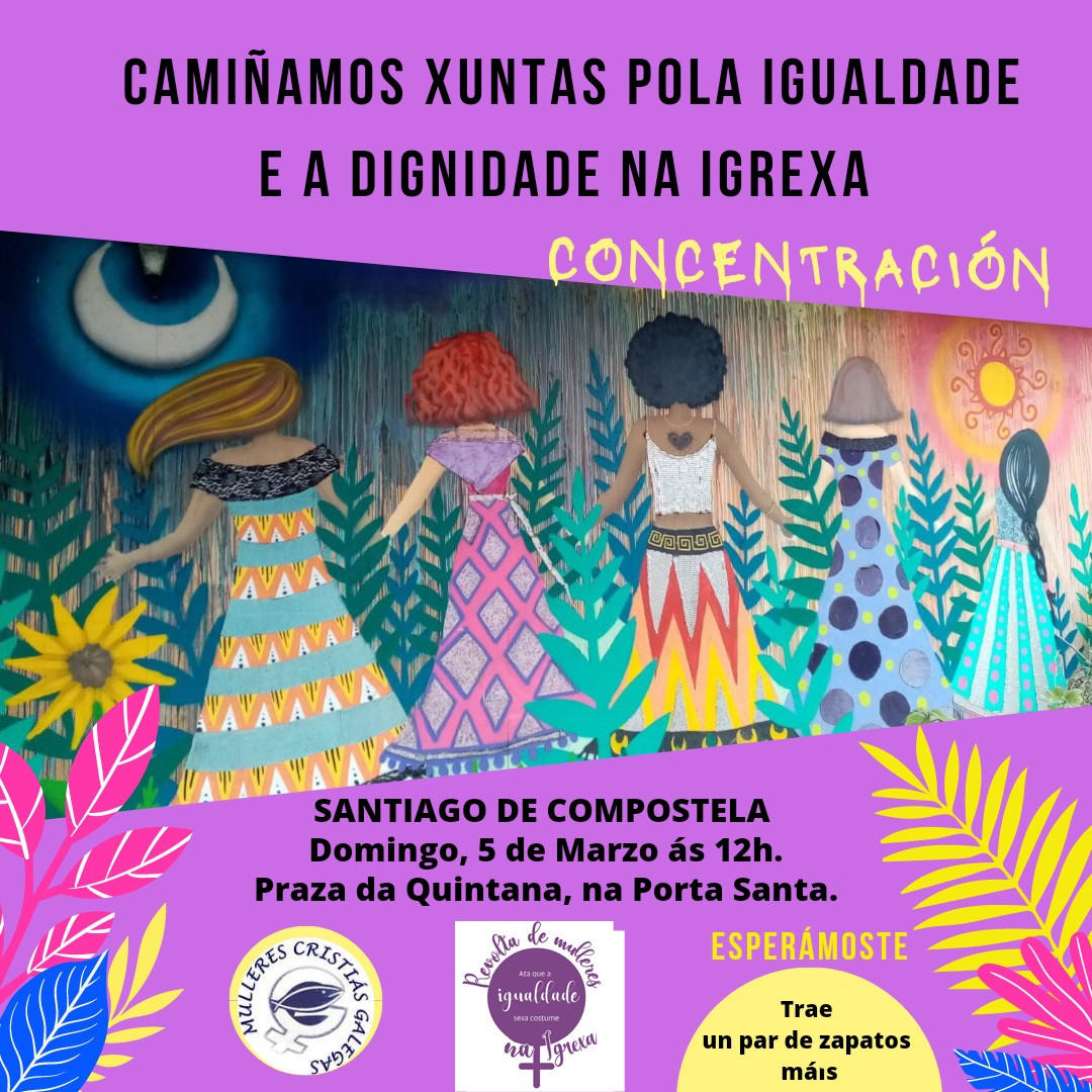 Convocatoria de la manifestación del 5 de marzo en Santiago de Compostela