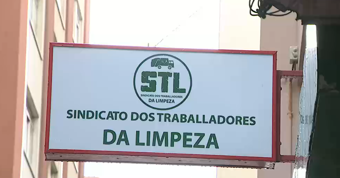 Cartel del STL en A Coruña en una imagen de la CRTVG