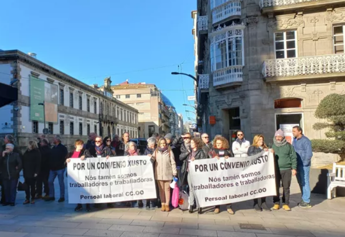Trabajadores de CC.OO. en Galicia desbloquean la huelga tras más de un mes al pactar un acuerdo económico